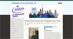 Desktop Screenshot of 1stmiddletonscouts.com